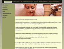 Tablet Screenshot of kraeuterstempel-shop.de